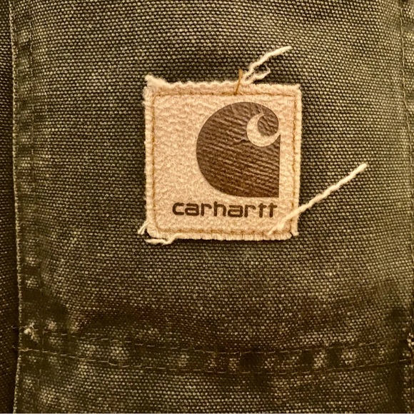 Carhartt C26 MOS Canvas Duck Quilt Lined Chore Coat Mens XL - Picture 3 of 6